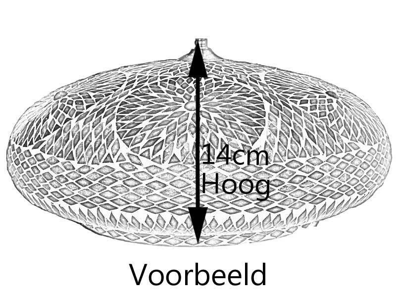 Deckenleuchte aus weißem Glasmosaik