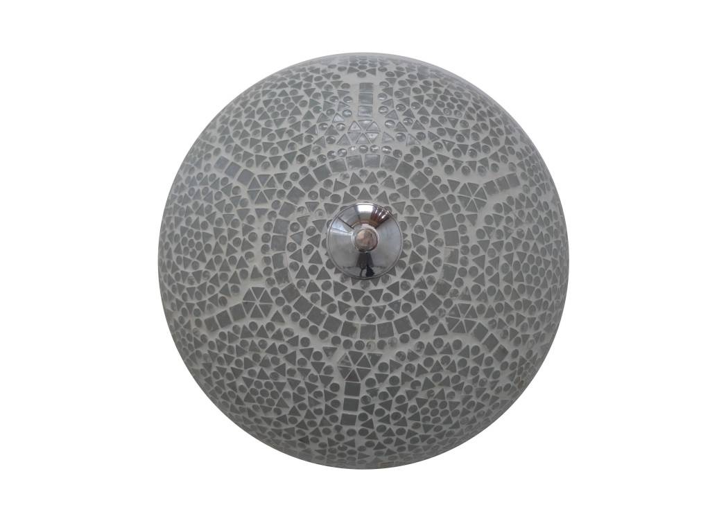 Traditionelle Mosaik-Deckenleuchte in transparentem Design