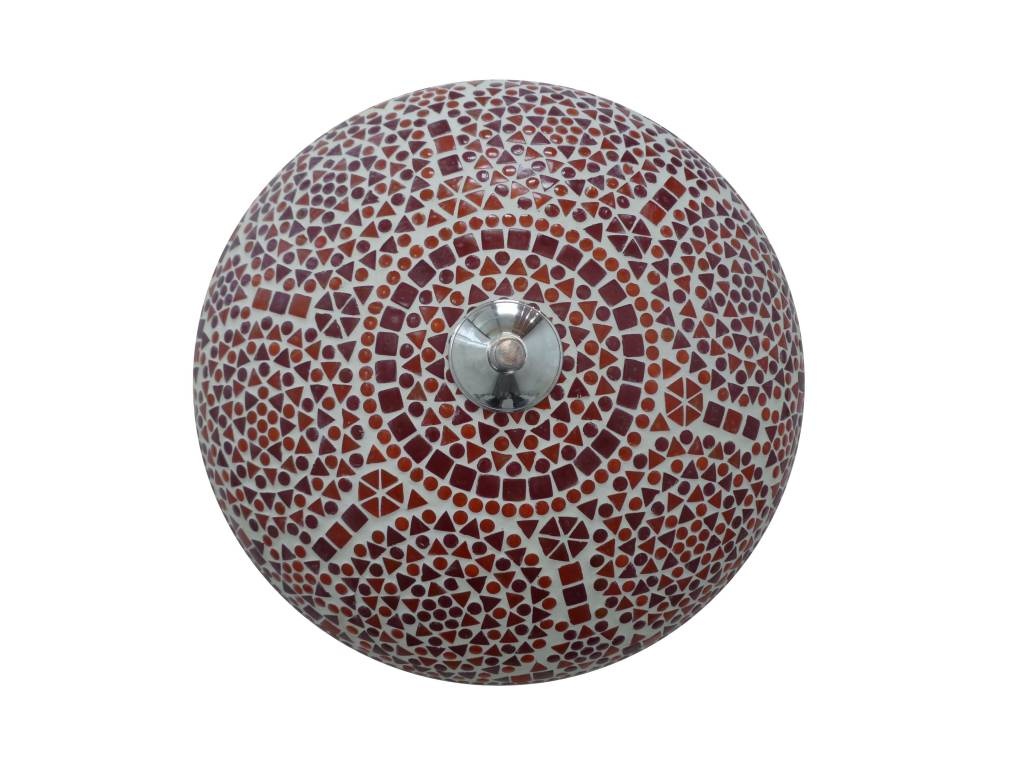 Deckenleuchte in Rot, traditionelles indisches Design