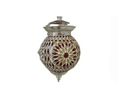 Hängelampe in Braun im türkischen Stil