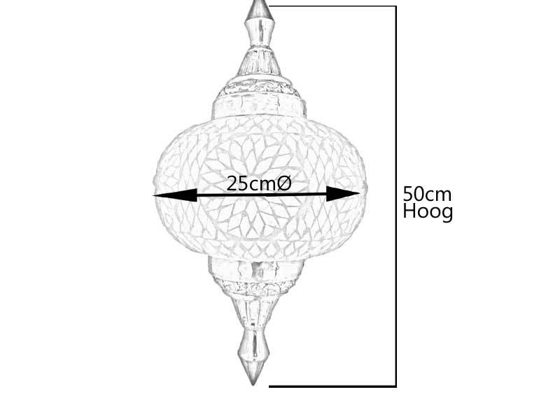 Orientalische Mosaik-Hängelampen