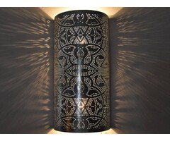 Wandlampe Silber Filigran