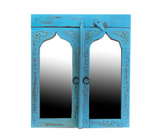 Orientalisches Badezimmerschränkchen in Blau