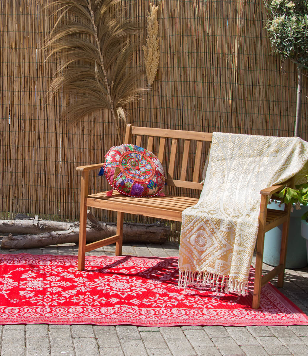 Wonder Rugs Outdoor-Teppich in Pink-Rot
