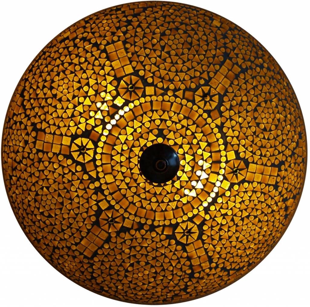 Orientalische Deckenlampe in Braun