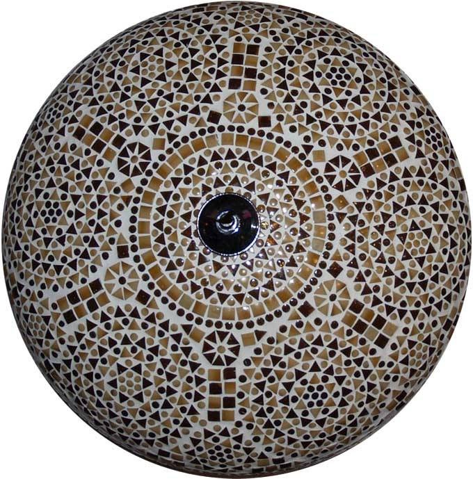 Orientalische Deckenlampe in Braun