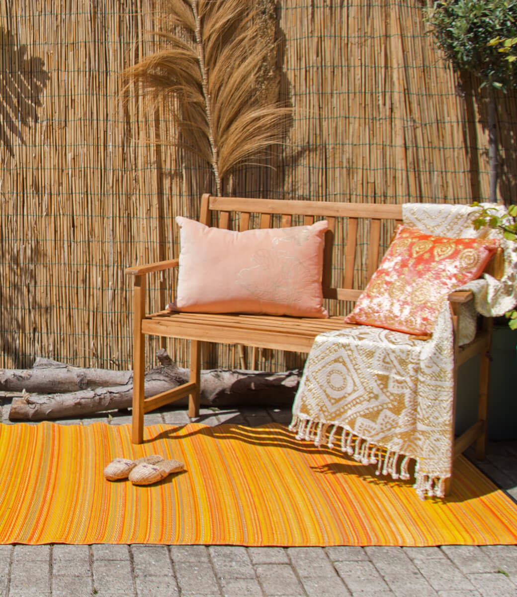 Bodenbelag im Mahal-Gold für den Außenbereich