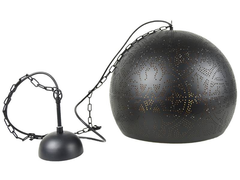 Filigrane Hängelampe mit Gold