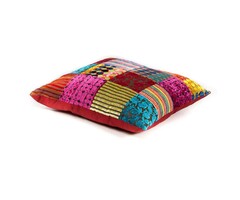 Zierkissen Patchwork in Mehrfarben
