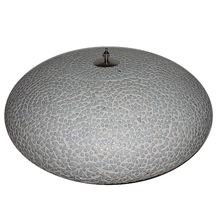 Weiße große Deckenlampe