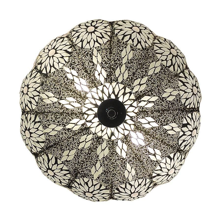 Weiße Ibiza-Deckenleuchte