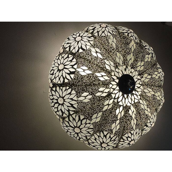 Weiße Ibiza-Deckenleuchte