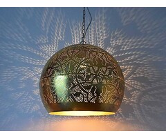 Goldene filigrane Hängelampe