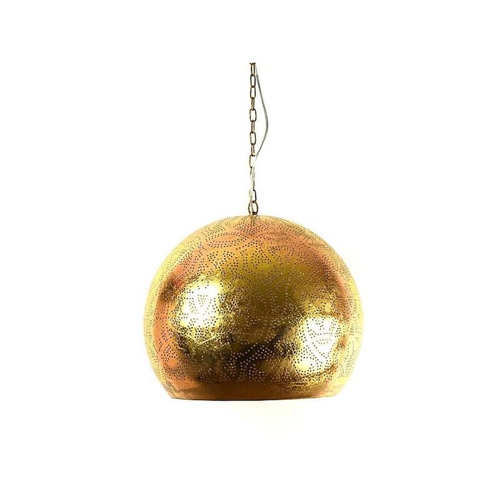 Goldene filigrane Hängelampe