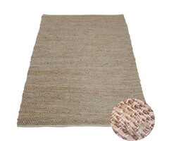 Beiges Jute-Teppich