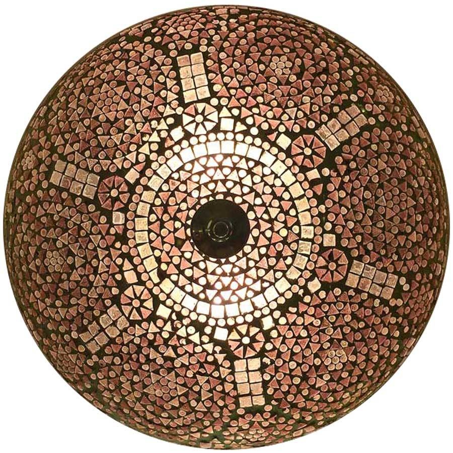 Purpurne orientalische Deckenlampe