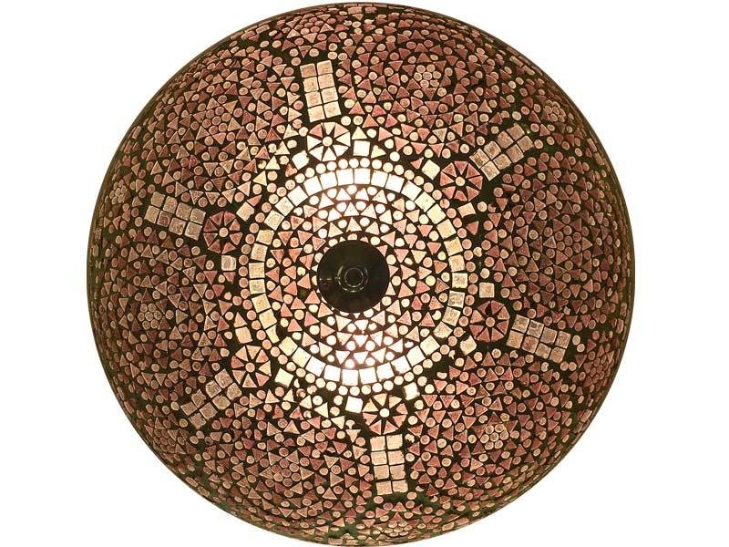 Purpurne orientalische Deckenlampe