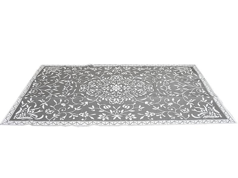 Großer grauer Außenteppich