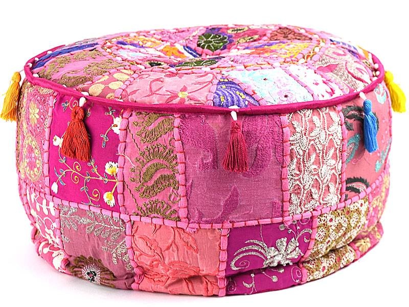 Rosa Bohemian Sitzhocker