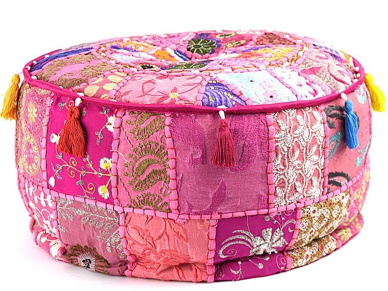 Rosa Bohemian Sitzhocker