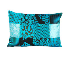 Turkis Patchwork Kissen