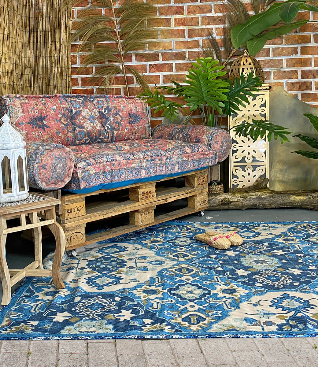 Wonder Rugs Outdoor-Teppich in Delftsblauw