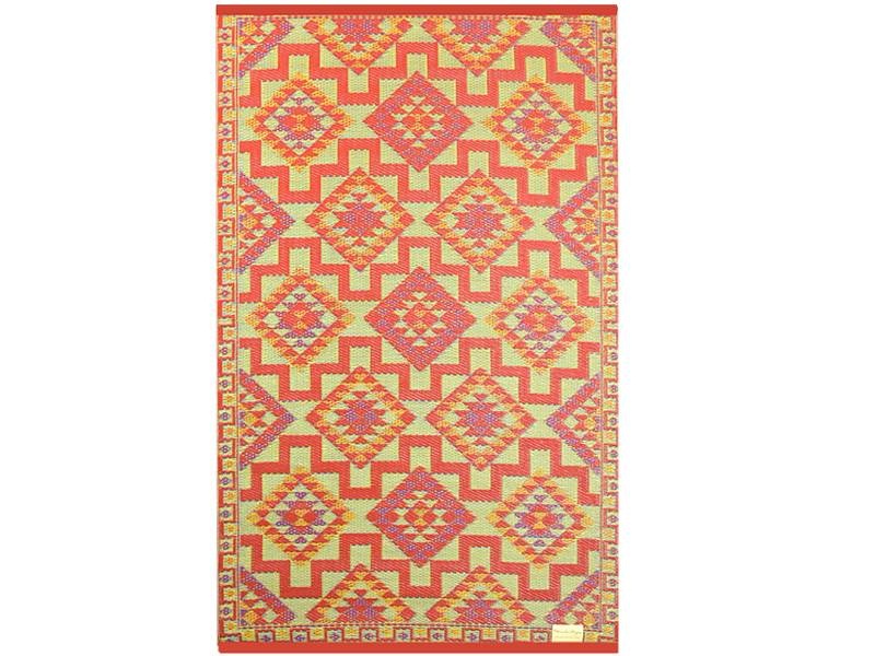 Wonder Rugs Egyptischer Outdoor-Teppich mit rot