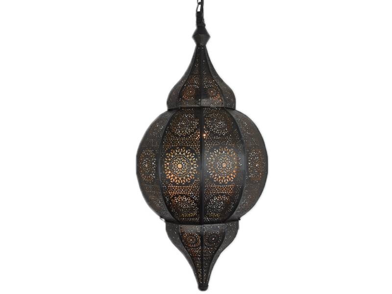 1001 Nacht Hängelampe in Schwarz mit Gold