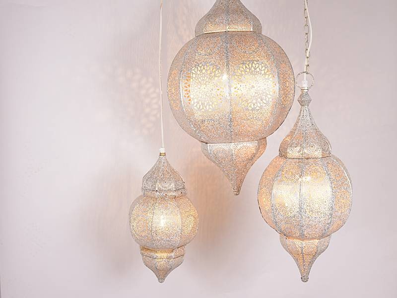 3-teilige Hängelampen-Set Romantica