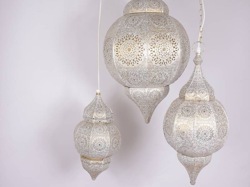 3-teilige Hängelampen-Set Romantica