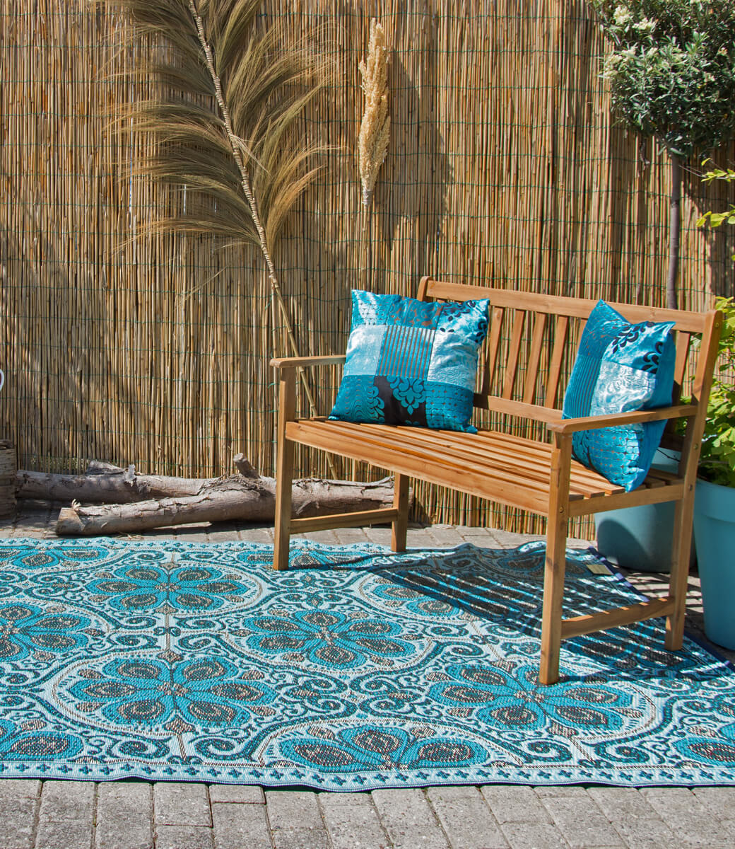 Wonder Rugs Großes magisches blauenes Outdoor-Teppich