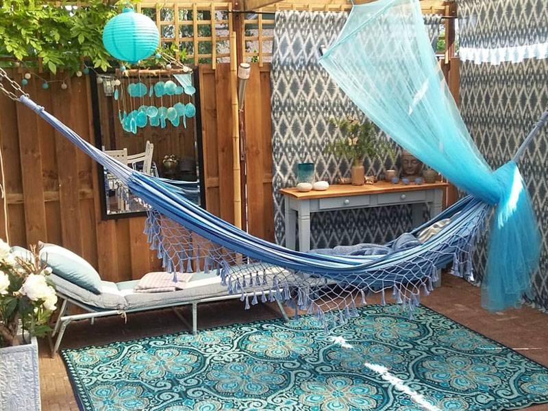 Wonder Rugs Großes magisches blauenes Outdoor-Teppich