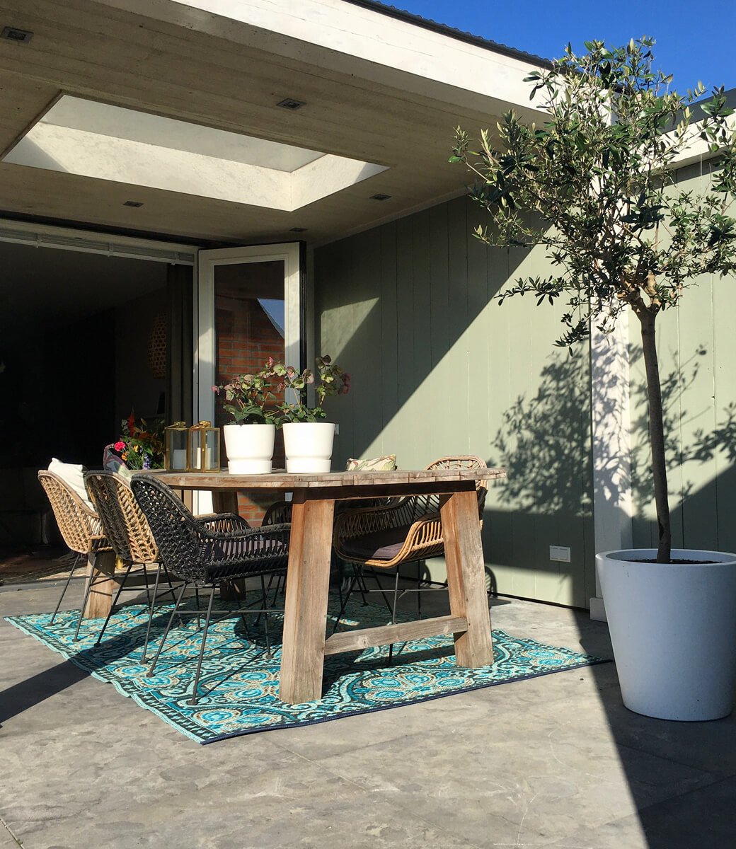 Wonder Rugs Großes magisches blauenes Outdoor-Teppich