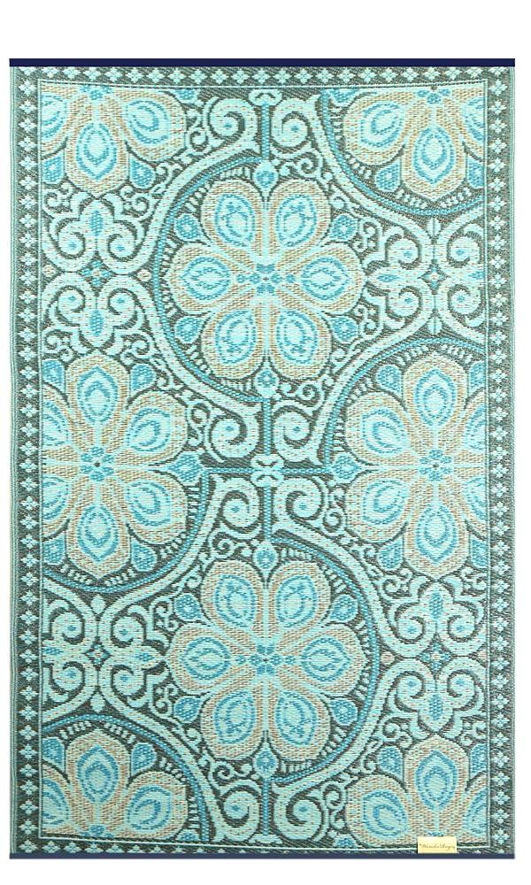 Wonder Rugs Großes magisches blauenes Outdoor-Teppich