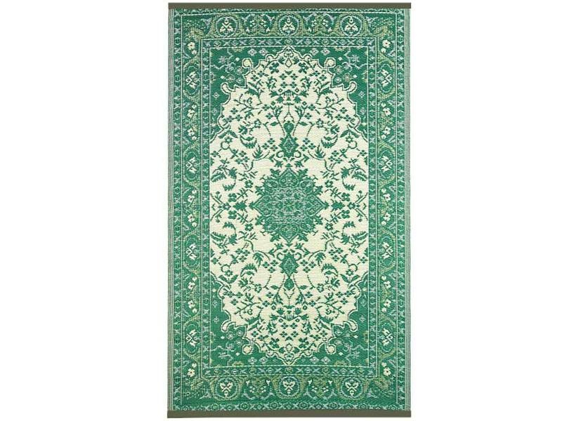 Wonder Rugs Luxuriöser Garten Teppich in Grün und Gold