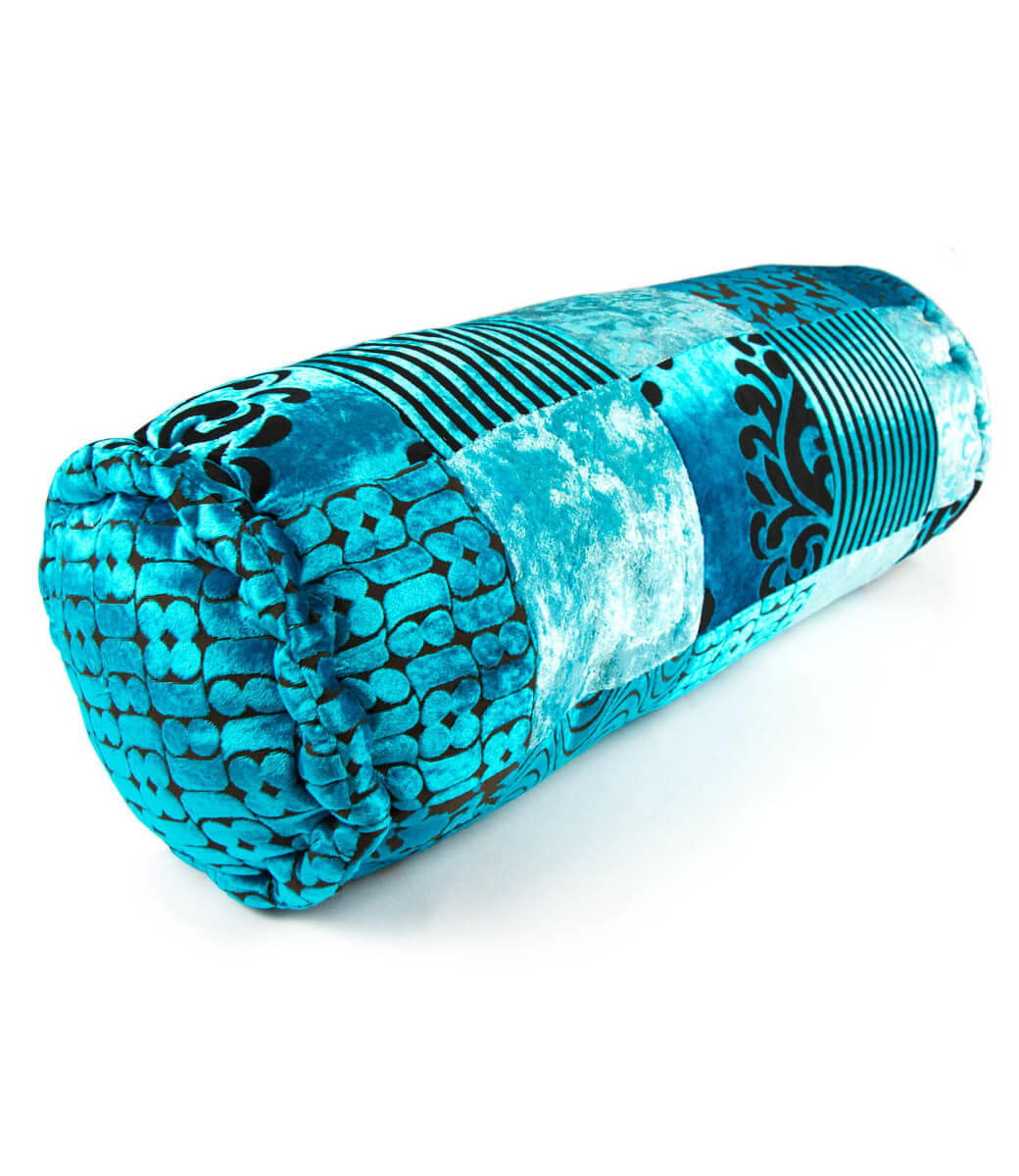 Turkisfarbenes Rolkissen