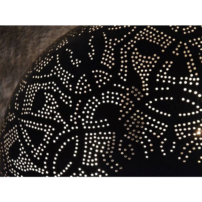 Orientalische Deckenlampe in Silber