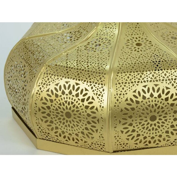 Goldene filigrane Deckenlampe