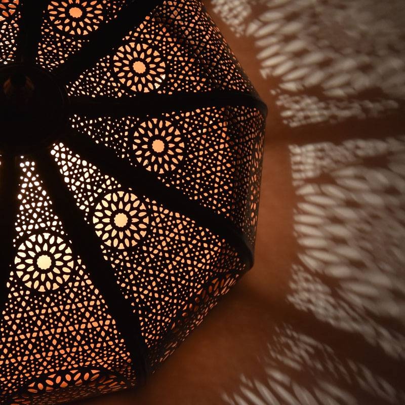 Deckenleuchte schwarz Kupfer