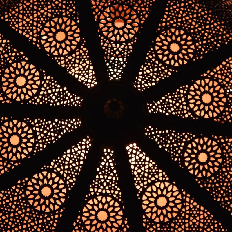 Deckenleuchte schwarz Kupfer