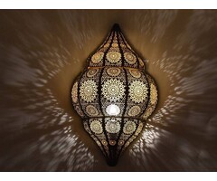 Goldene orientalische Wandlampe