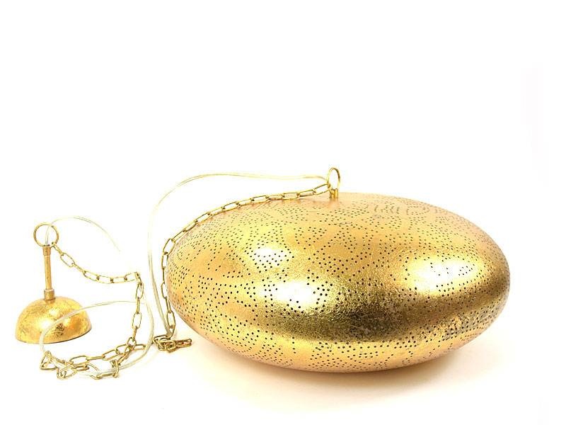 Goldene orientalische filigrane Hängelampe