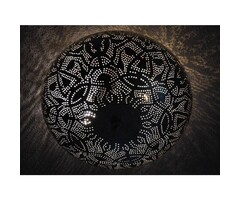 Filigrane Deckenleuchte in Weiß