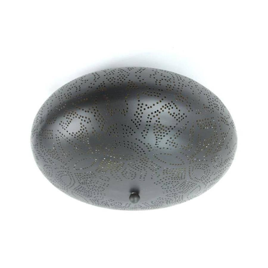 Orientalische Deckenleuchte in Schwarz und Gold