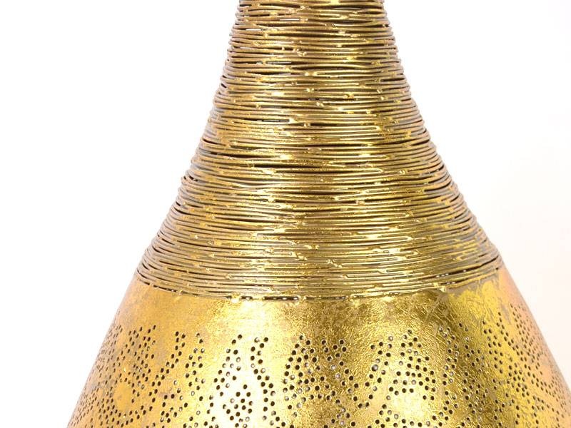 Orientalische Tischlampe in Gold