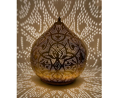 Goldene arabische Tischlampe