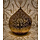 Goldene arabische Tischlampe