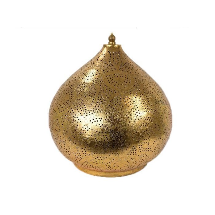 Goldene arabische Tischlampe