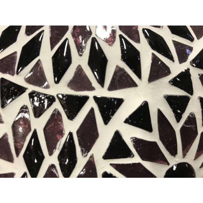 Orientalische Deckenlampe mit lila Mosaikmuster