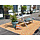 Grosser Outdoor-Teppich in Braun
